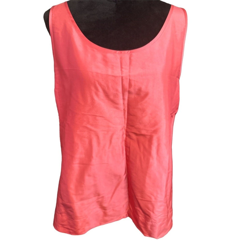 EILEEN FISHER Coral Stretch Tank Top Shirt L